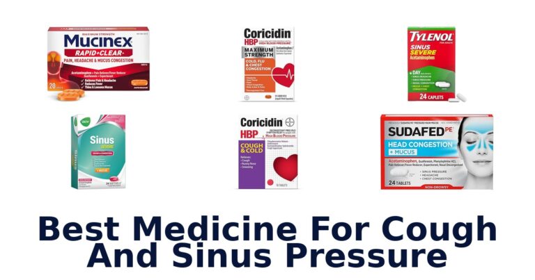 best medicine for cough and sinus pressure