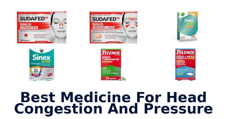 best medicine for head congestion and pressure