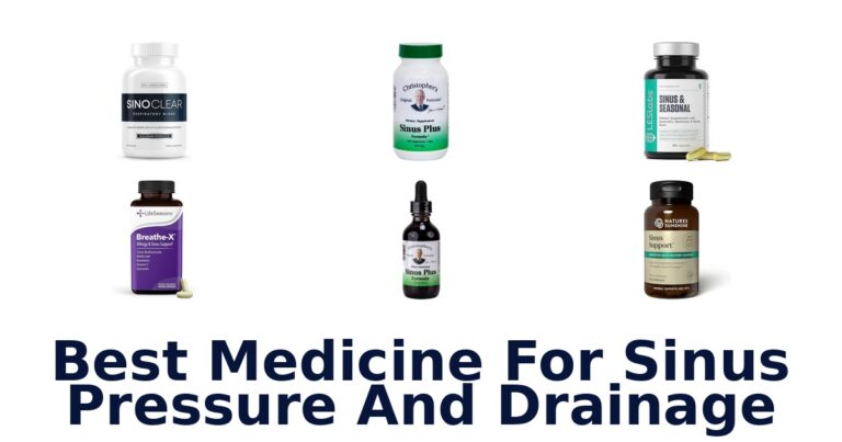 best medicine for sinus pressure and drainage