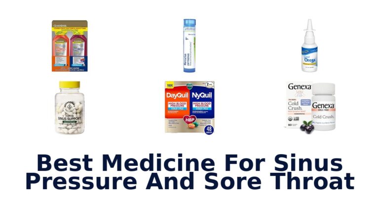 Best Medicine for Sinus Pressure & Sore Throat best medicine for sinus pressure and sore throat