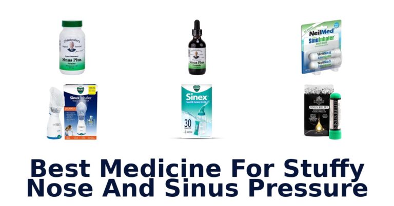 best medicine for stuffy nose and sinus pressure