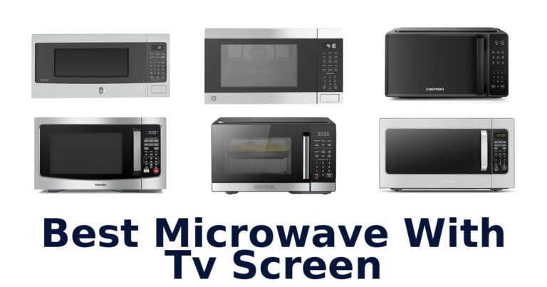 best microwave with tv screen
