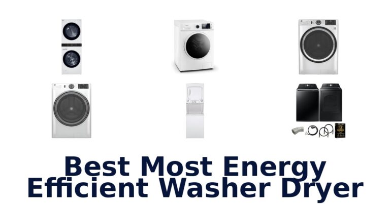 best most energy efficient washer dryer