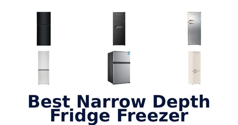 best narrow depth fridge freezer