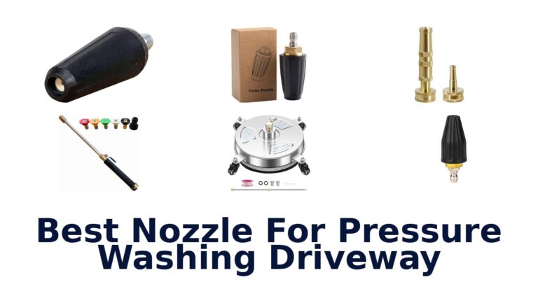 best nozzle for pressure washing driveway