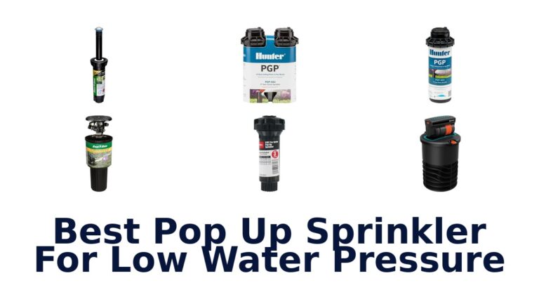best pop up sprinkler for low water pressure