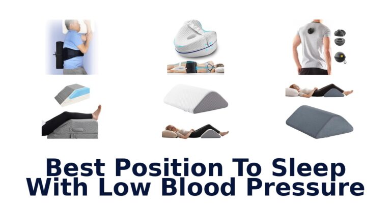 best position to sleep with low blood pressure