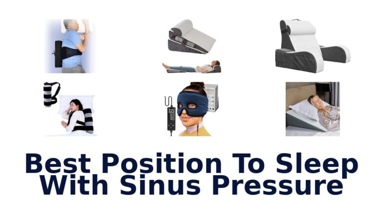 best position to sleep with sinus pressure