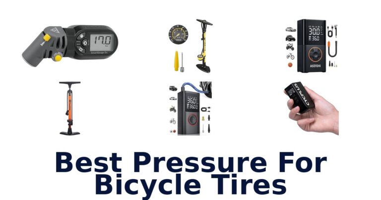 best pressure for bicycle tires