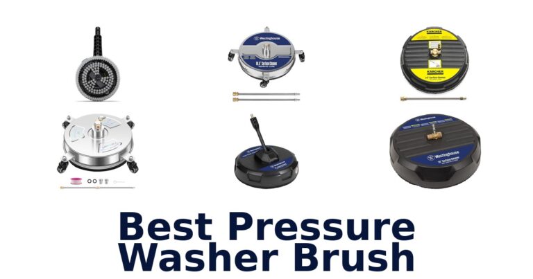 best pressure washer brush