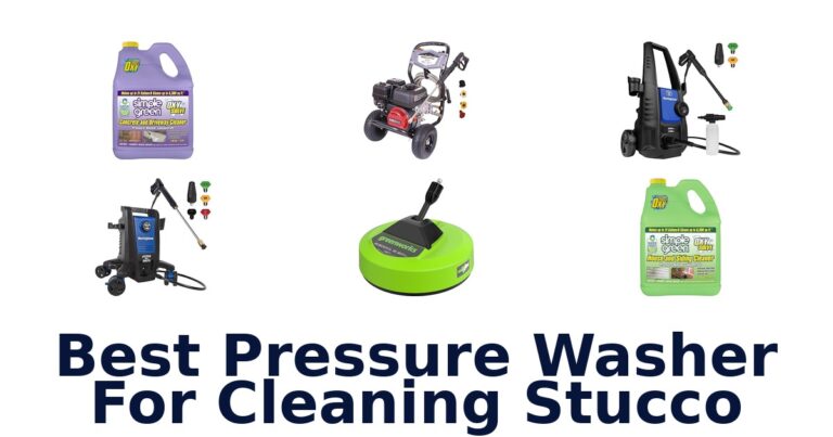 best pressure washer for cleaning stucco