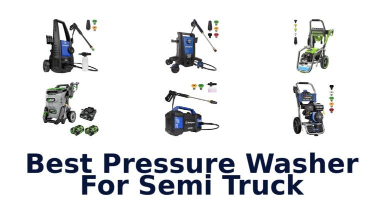 best pressure washer for semi truck