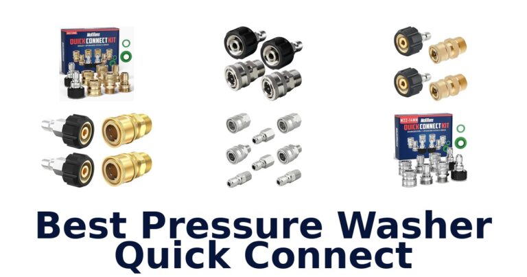 best pressure washer quick connect