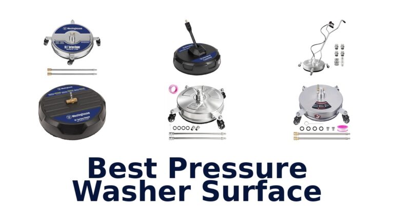 best pressure washer surface