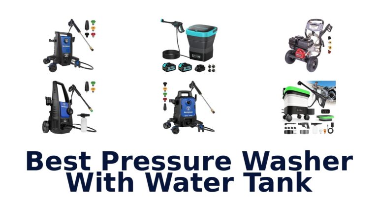 Best Pressure Washers With Water Tank: Top 10 Picks best pressure washer with water tank