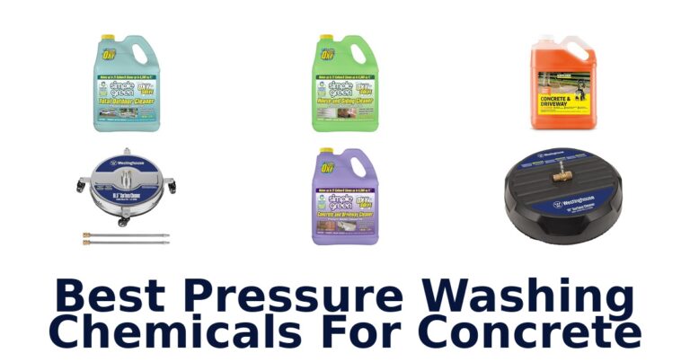 best pressure washing chemicals for concrete