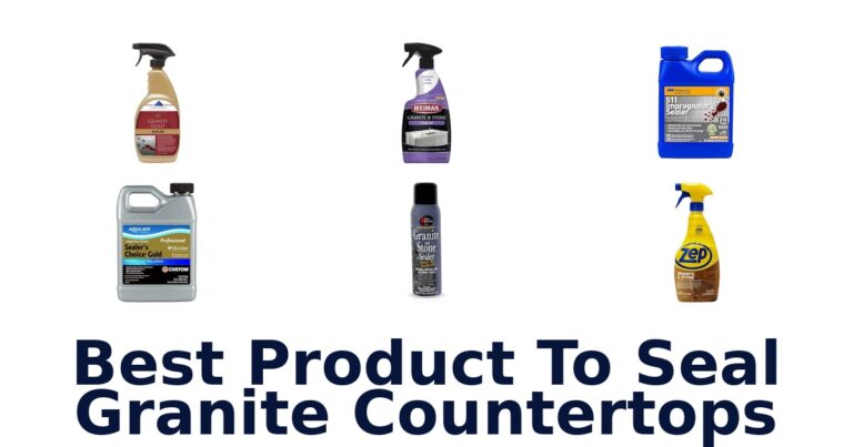 best product to seal granite countertops