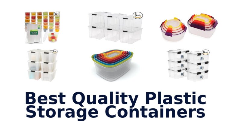 Best Quality Plastic Storage Containers: Top 10 Picks best quality plastic storage containers