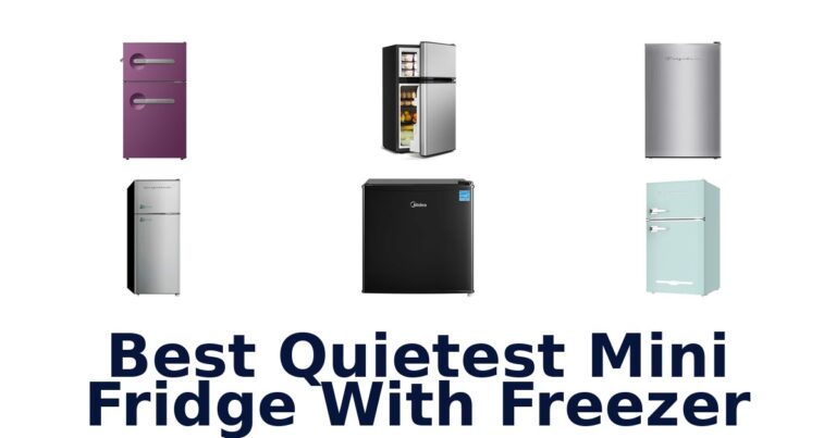 Best Quietest Mini Fridges (Top 10 Picks) best quietest mini fridge with freezer