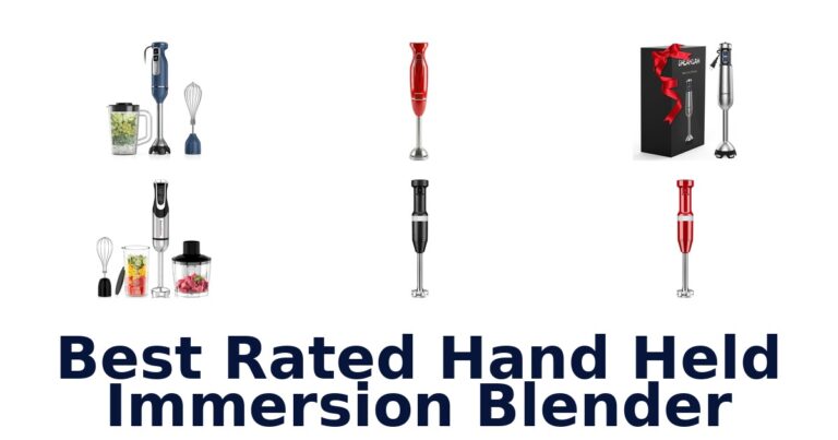 Best Rated Handheld Immersion Blenders: Top 10 Picks best rated hand held immersion blender