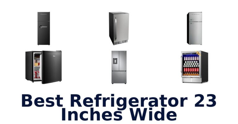 best refrigerator 23 inches wide