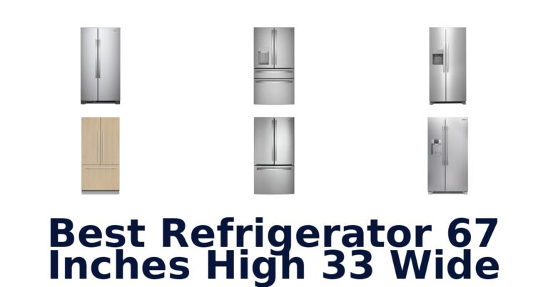best refrigerator 67 inches high 33 wide