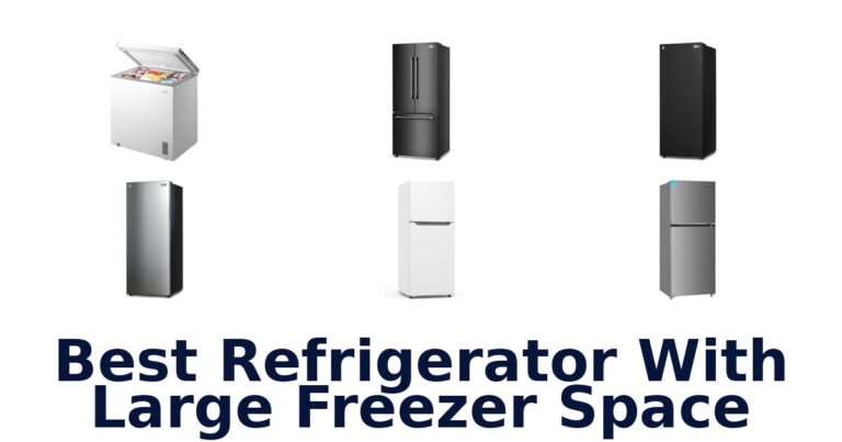 best refrigerator with large freezer space
