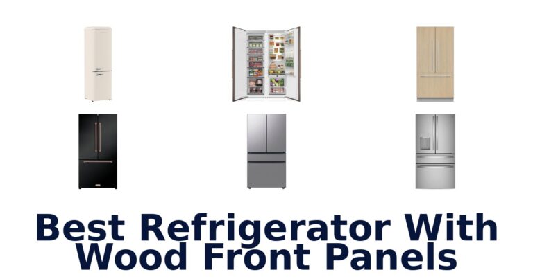 best refrigerator with wood front panels