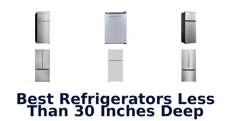 best refrigerators less than 30 inches deep