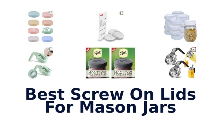 best screw on lids for mason jars