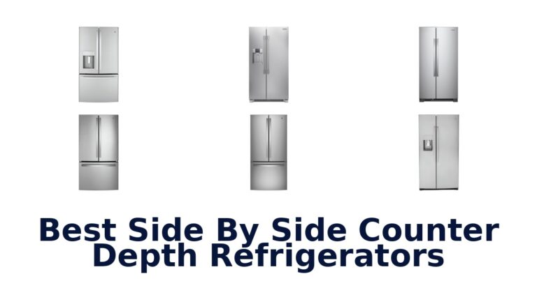 best side by side counter depth refrigerators