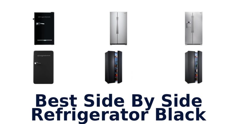 best side by side refrigerator black