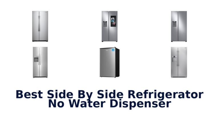best side by side refrigerator no water dispenser