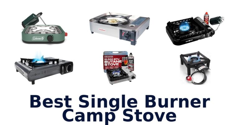 best single burner camp stove