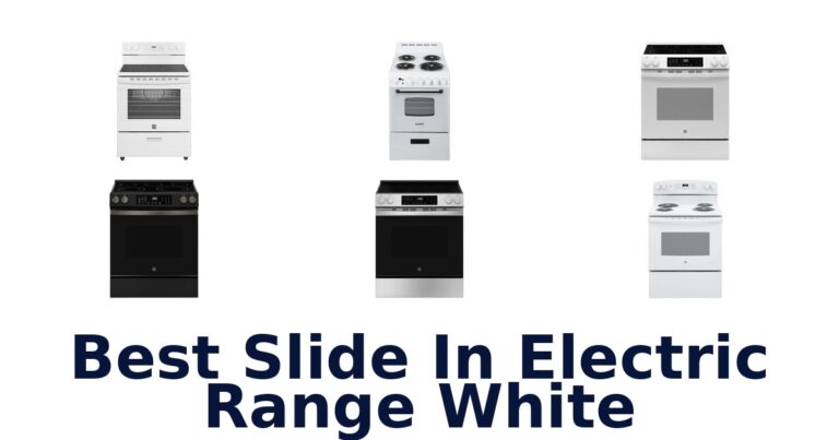 best slide in electric range white