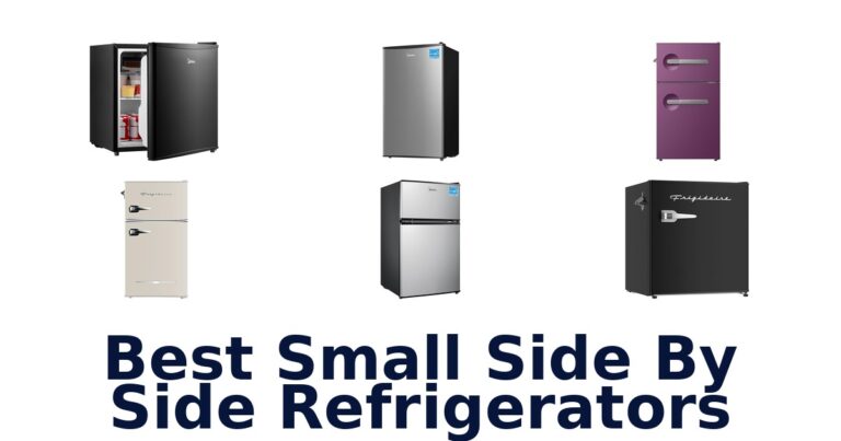 Best Small Side-by-Side Fridge Picks 2026 best small side by side refrigerators