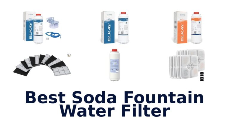 best soda fountain water filter