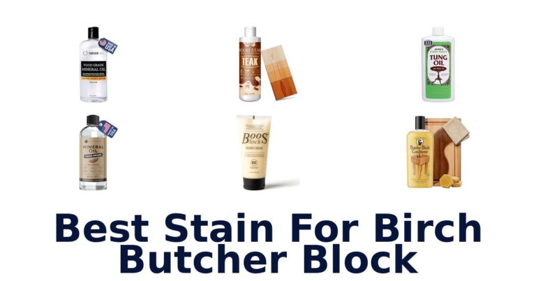 best stain for birch butcher block