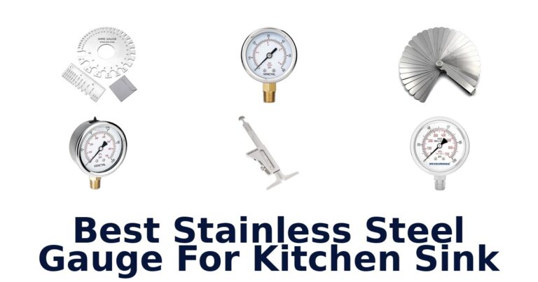best stainless steel gauge for kitchen sink