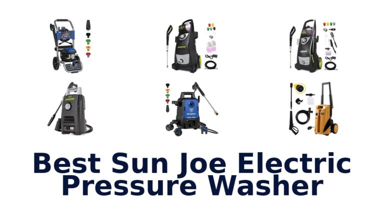 Best Sun Joe Electric Pressure Washers: Top 10 Picks best sun joe electric pressure washer