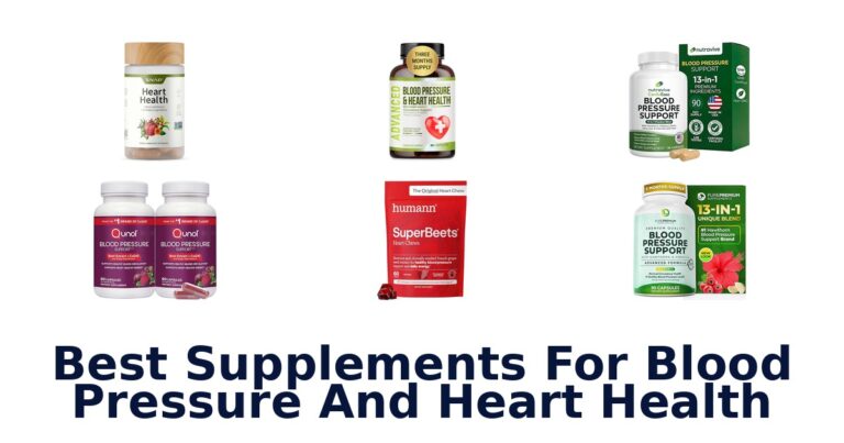 best supplements for blood pressure and heart health