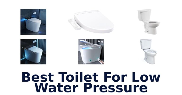 best toilet for low water pressure