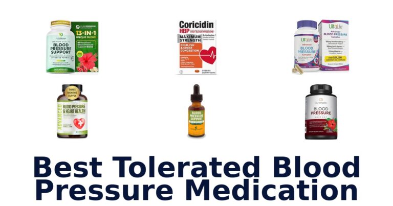 best tolerated blood pressure medication