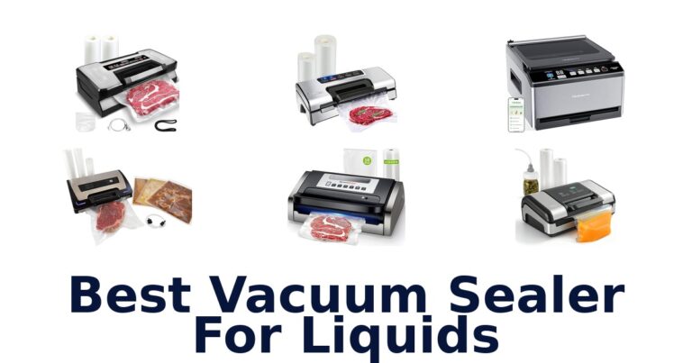 Best Vacuum Sealers for Liquids: Top 10 Picks best vacuum sealer for liquids