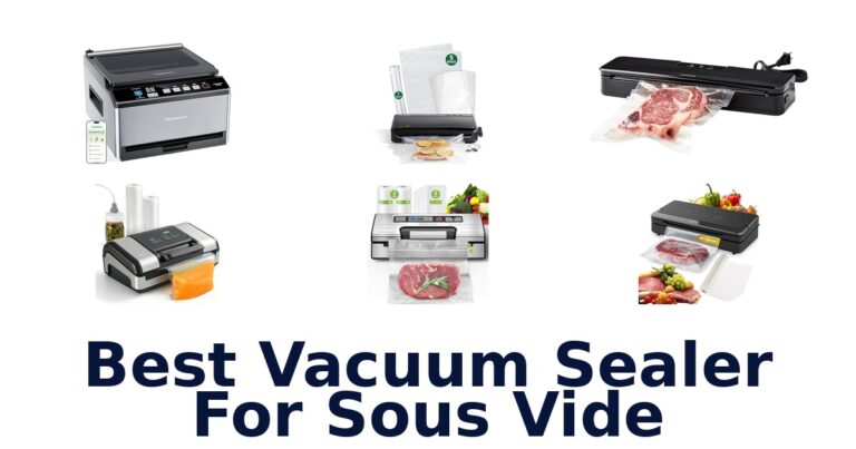 best vacuum sealer for sous vide