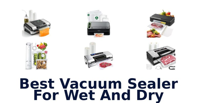 Best Vacuum Sealers for Wet & Dry Food best vacuum sealer for wet and dry