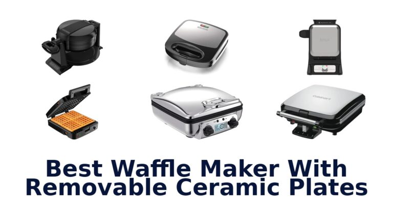 best waffle maker with removable ceramic plates