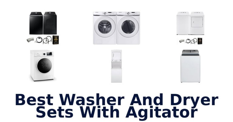 best washer and dryer sets with agitator