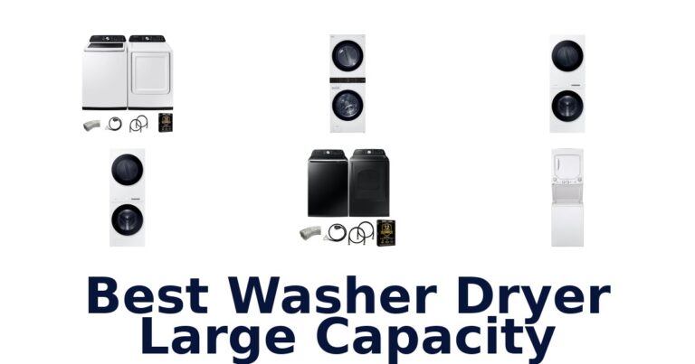 best washer dryer large capacity