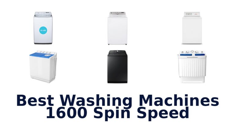 best washing machines 1600 spin speed
